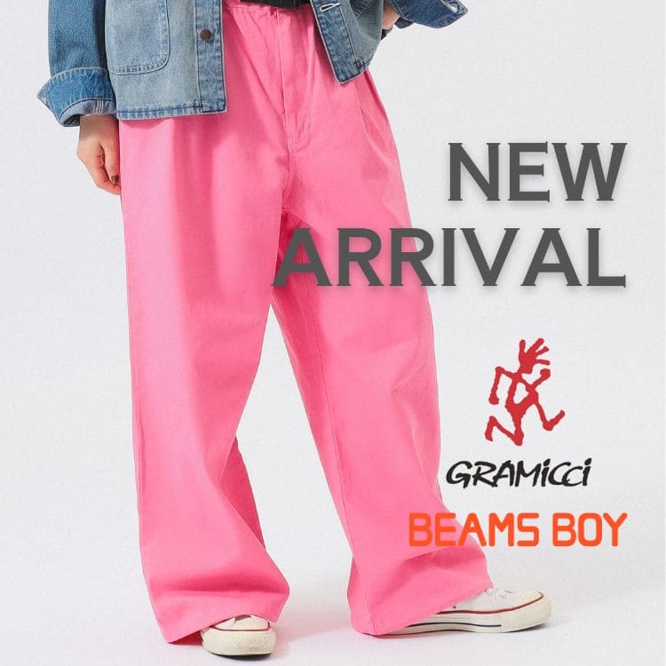 BEAMS WOMEN�i�r�[���X�E�B�����j�̃V���b�v�j���[�X�u�yNew arrival�I�z��Gramicci×BEAMS BOY���̐V�삪���ɔ����I�v