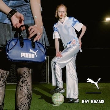 BEAMS WOMEN�i�r�[���X�E�B�����j�̃V���b�v�j���[�X�u�qPUMA × Ray BEAMS�r50���N�ʒ���2�e�I�Q�[���V���c�ƃ��^���b�N�ȁwT7 TRACK PANTS�x���o��v