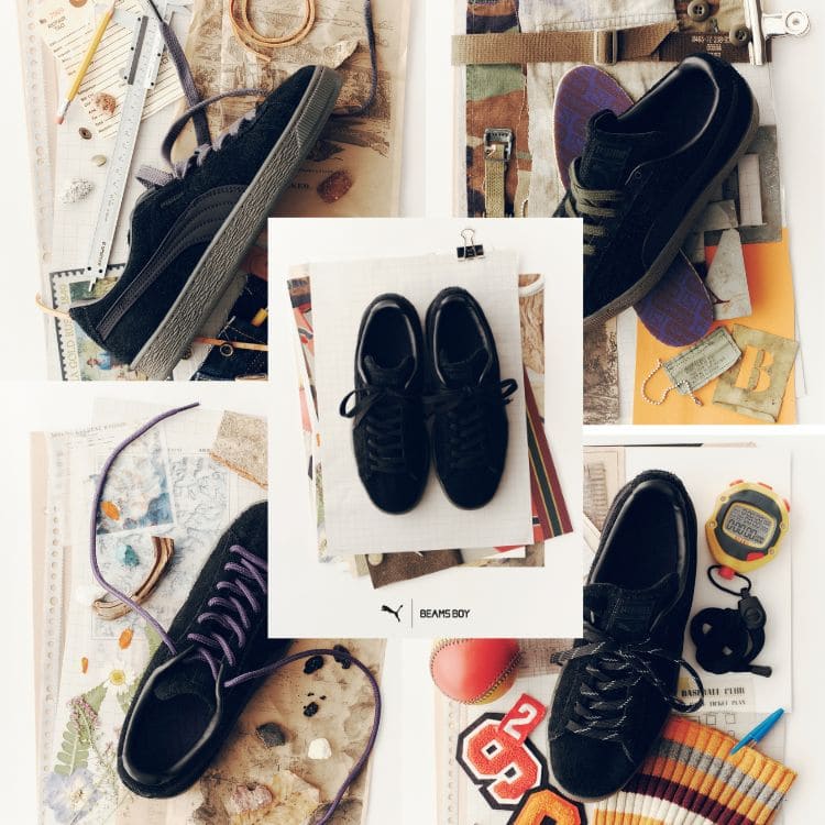 BEAMS WOMEN�i�r�[���X�E�B�����j�̃V���b�v�j���[�X�u�y�\���t���I�z��PUMA×BEAMS BOY��5�̕\����y���߂�A�I�[���u���b�N�̕ʒ��wSUEDE�x���o��I�v