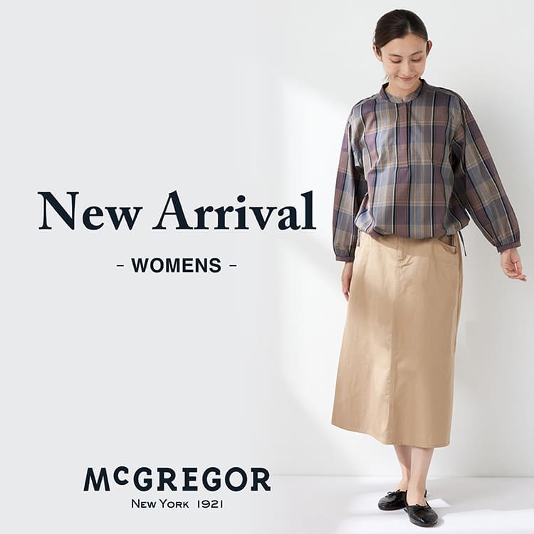 McGREGORi}bNK[j̃Vbvj[XuyNew ArrivalzVׂ܂Bfor WOMEN v