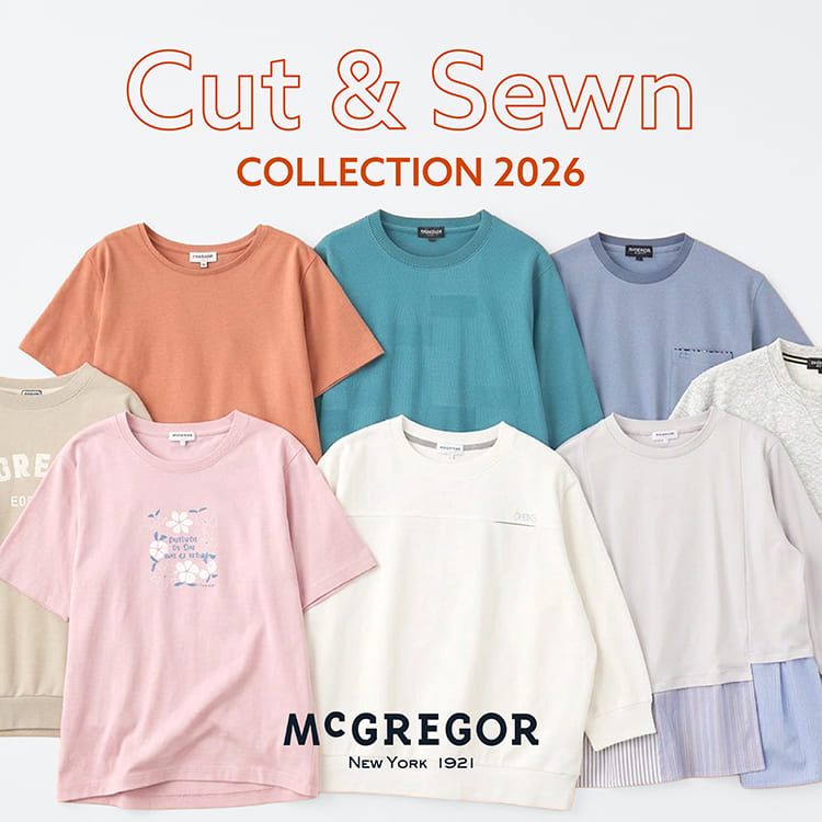 McGREGOR�i�}�b�N���K�[�j�̃V���b�v�j���[�X�u�yMcGREGOR�z���W�IT�V���c���J�b�g�\�[ for WOMEN�v