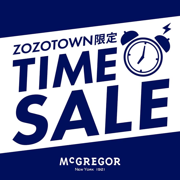 McGREGOR�i�}�b�N���K�[�j�̃V���b�v�j���[�X�u�yMcGREGOR�zZOZOWEEK �X�y�V�����^�C���Z�[���J�ÁI�I�v