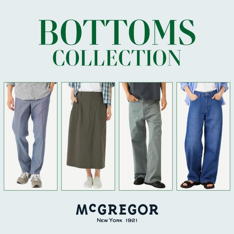 McGREGOR�i�}�b�N���K�[�j�̃V���b�v�j���[�X�u�y���W�z�{�g���X�R���N�V���� for Men�v