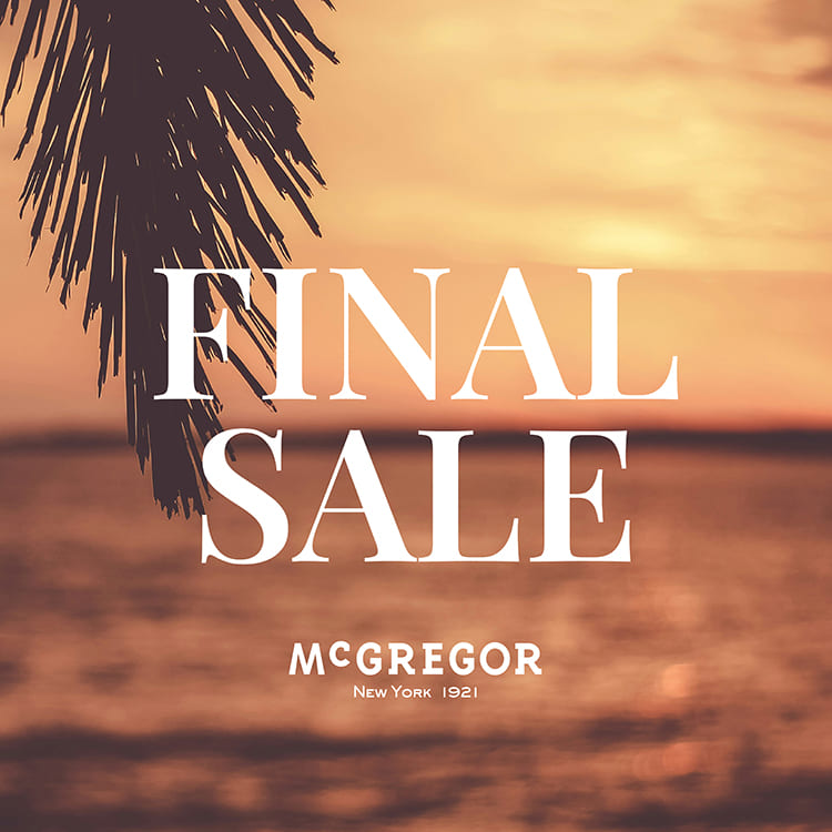 McGREGOR�i�}�b�N���K�[�j�̃V���b�v�j���[�X�u�yMcGREGOR�z�ẴN���A�����X��FINAL SALE���̂��ē� for Women�v