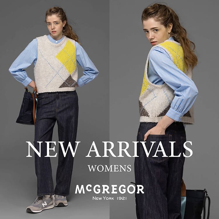 McGREGOR�i�}�b�N���K�[�j�̃V���b�v�j���[�X�u�yNew Arrival�z�G�߂̕ς��ڂɂ��傤�ǂ����A��l�̌y�₩�A�C�e�� �v