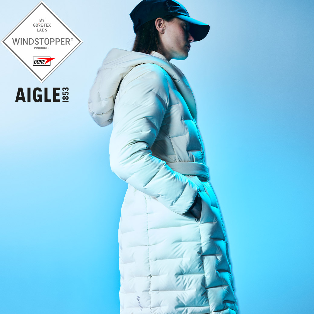 AIGLE｜エーグルのトピックス「《AIGLE GORE-TEX WINDSTOPPER_ITEM》完全な防風性。信頼できる通気性」 -  ZOZOTOWN