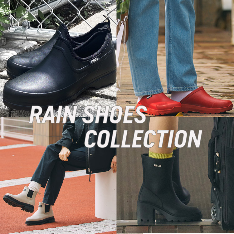AIGLEiG[Oj̃Vbvj[XusAIGLE RAIN SHOES COLLECTIONtl̃Cu[cW J̓ɉKɁv