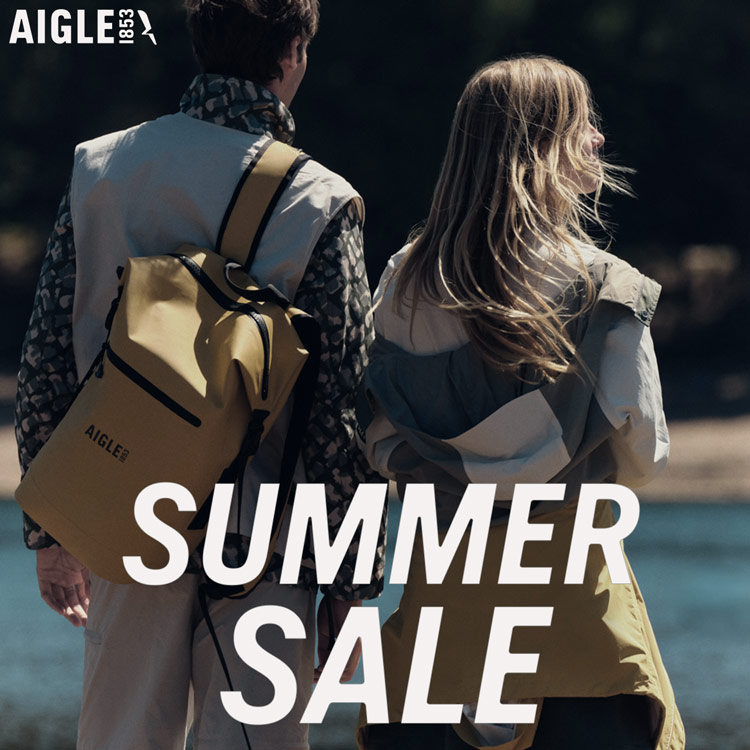 AIGLE�i�G�[�O���j�̃V���b�v�j���[�X�u�sAIGLE SUMMER SALE�J�ÁI�I�t�v