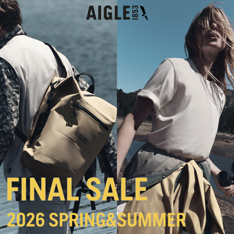 AIGLE�i�G�[�O���j�̃V���b�v�j���[�X�u�sAIGLE FINAL SALE�t����Ɋ��Ԍ���Ł{10%OFF�J�Ò� 8/16�܂Łv