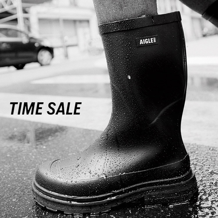 AIGLE�i�G�[�O���j�̃V���b�v�j���[�X�u�sAIGLE ����TIME SALE�t���C���u�[�c�L�����y�[���v