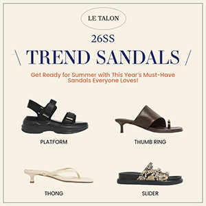 LE TALON�i���^�����j�̃V���b�v�j���[�X�uLE TALON�b2026TREND SANDALS�I���N�������Ă����������ڃT���_���v