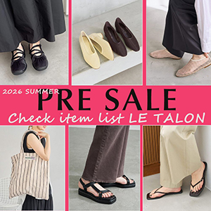 LE TALON�i���^�����j�̃V���b�v�j���[�X�u�yPRE SALE�ΏۃA�C�e���ǉ��z�l�C�̃V���[�Y&BAG�������ȃv���C�X�ɁI �v