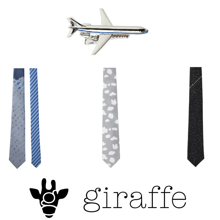 夜空 ♡大人気♡ giraffe airline タイピン ネクタイピン 飛行機