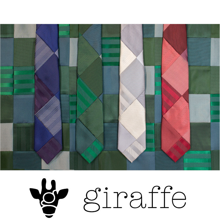 giraffe｜ジラフのトピックス「こだわりのパッチワークネクタイ