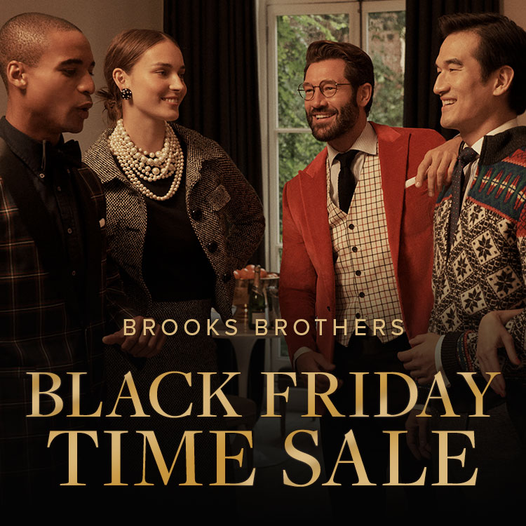 BROOKS BROTHERS｜ブルックス ブラザーズのトピックス「【BLACK FRIDAY】タイムセール開催中！MAX70％OFF