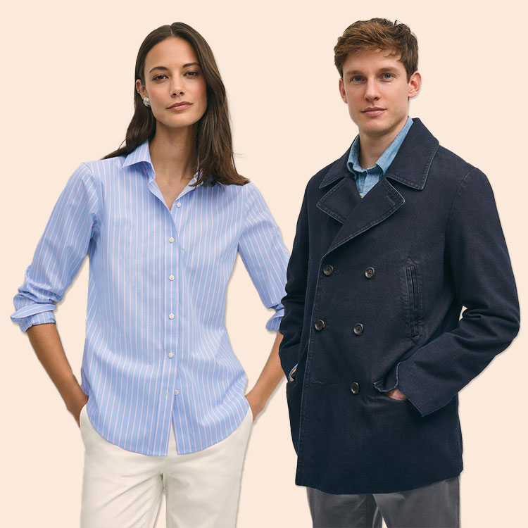 スーピマコットンストレッチ ストライプシャツ Classic Fit ノンアイロン スーピマコットンストレッチ ストライプシャツ