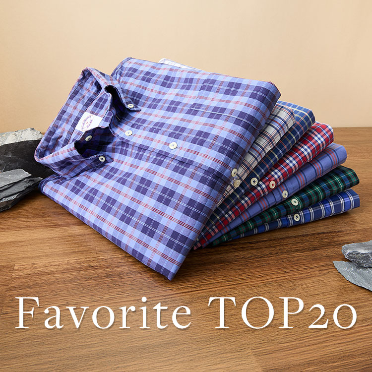 BROOKS BROTHERS�i�u���b�N�X �u���U�[�Y�j�̃V���b�v�j���[�X�u�yBrooks Brothers�z���C�ɓ���o�^TOP20�v