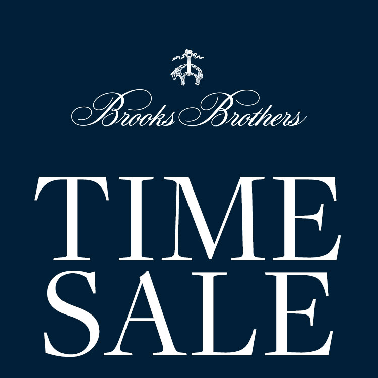 BROOKS BROTHERS�i�u���b�N�X �u���U�[�Y�j�̃V���b�v�j���[�X�u�_MAX65��OFF�^�^�C���Z�[���J�Ò��I�v