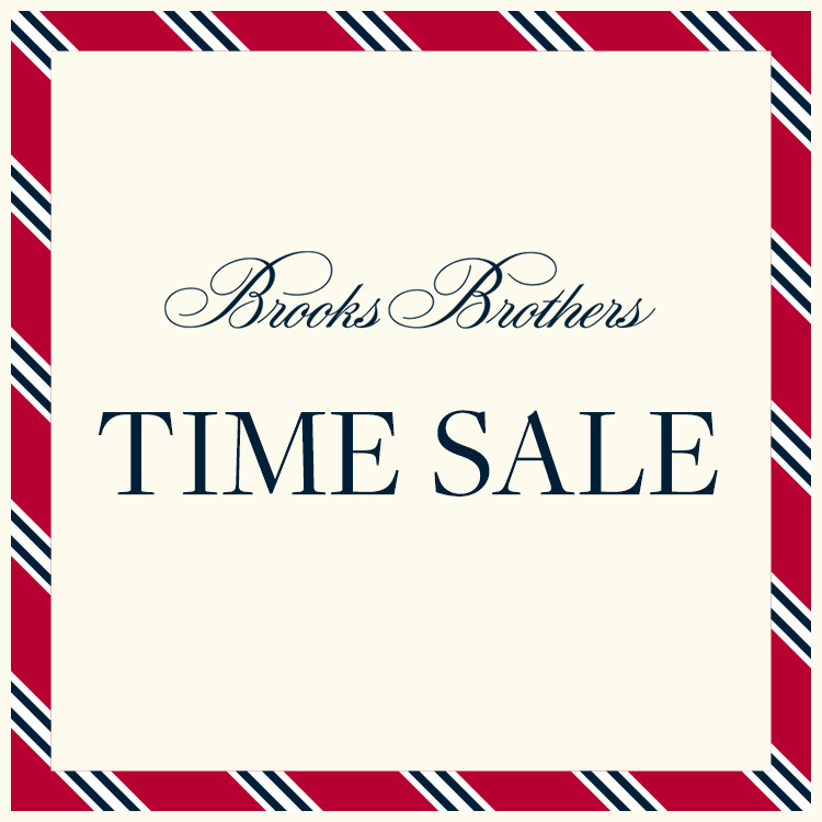 BROOKS BROTHERS�i�u���b�N�X �u���U�[�Y�j�̃V���b�v�j���[�X�u�^�C���Z�[���������߃A�C�e���̂��Љ��v