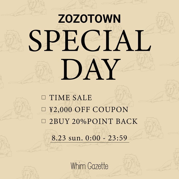 Whim Gazette�i�E�B���K�[�b�g�j�̃V���b�v�j���[�X�u�ySPECIAL DAY�z�������̃X�y�V�����C�x���g�����悢��X�^�[�g�I�I �v