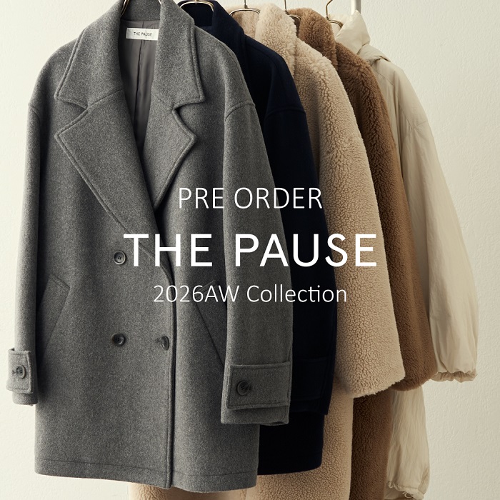 Whim Gazette�i�E�B���K�[�b�g�j�̃V���b�v�j���[�X�u�wTHE PAUSE�i�U �|�[�Y�j�x2026AW �A�E�^�[�\��X�^�[�g�I�v