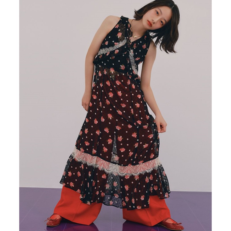 lily brown 3wayジャガードペプラムビスチェ(WEB限定カラー lily brown 3wayジャガードペプラムビスチェ(WEB限定カラー