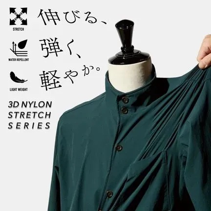 TAKEO KIKUCHI�i�^�P�I�L�N�`�j�̃V���b�v�j���[�X�u�L�т�A�e���A�y�₩�I���������K�ɂ���u3D NYLON STRETCH�v�V���[�Y�v