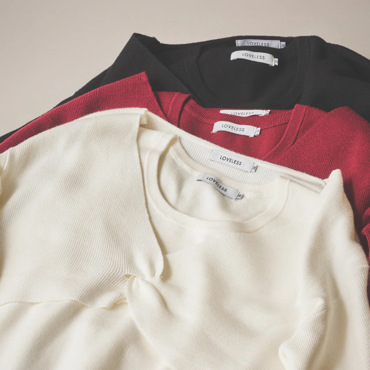 LOVELESS�i���u���X�j�̃V���b�v�j���[�X�u�{�����ƃ^���N�g�b�v�̃��C���[�h�j�b�g�v