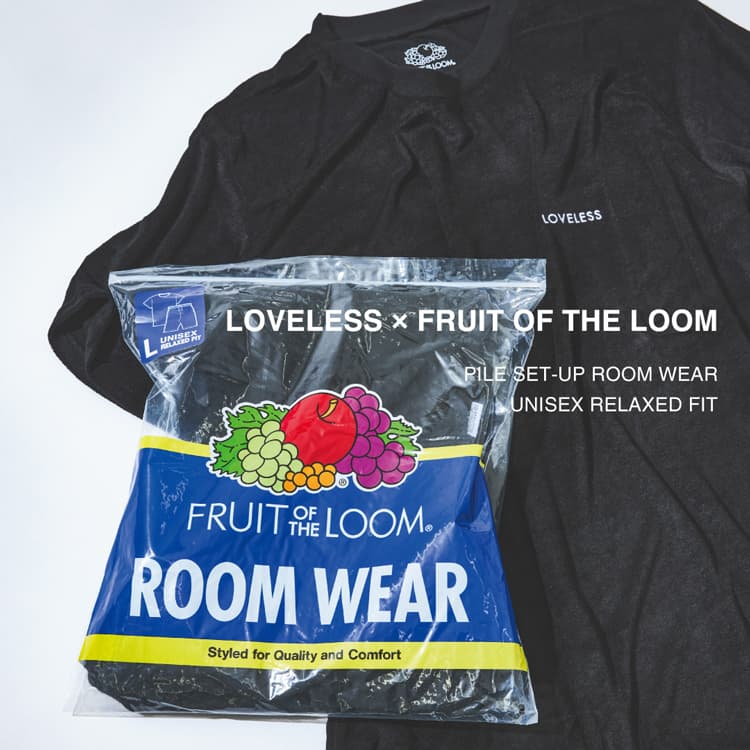 LOVELESS�i���u���X�j�̃V���b�v�j���[�X�uLOVELESS × FRUIT OF THE LOOM�v