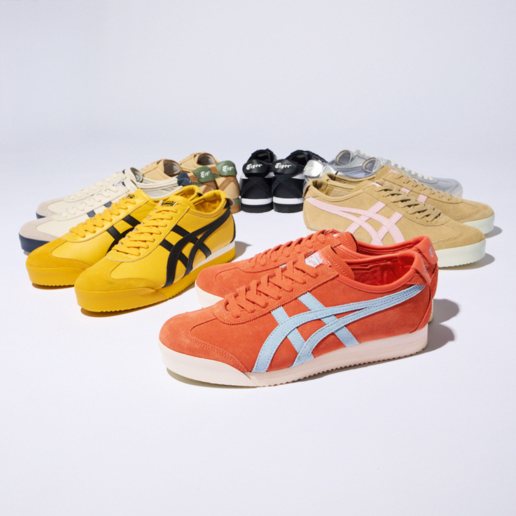 Onitsuka Tiger�i�I�j�c�J�^�C�K�[�j�̃V���b�v�j���[�X�u�y�V���zMEXICO 66 PF�b���݂̂���\�[���Ŏd�グ���V���f�����o��B�v