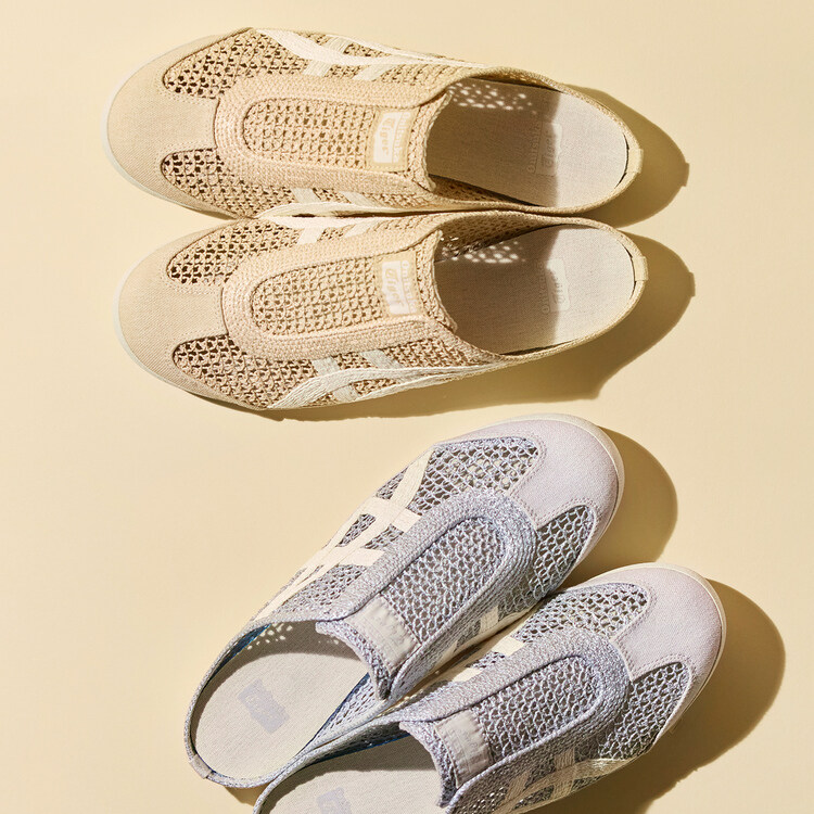 Onitsuka Tiger�i�I�j�c�J�^�C�K�[�j�̃V���b�v�j���[�X�uSANDAL & SABOT�b�������ȃ��b�V���f�ނ�����������A��Ԃ̃T���_�����T�{����V�F���o��B�v