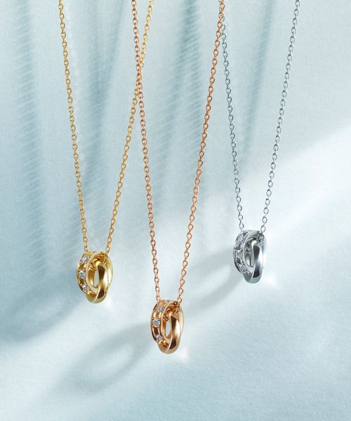 4 ヨンドシーのトピックス 永遠の絆を意味する 4 ダブルループネックレス Zozotown