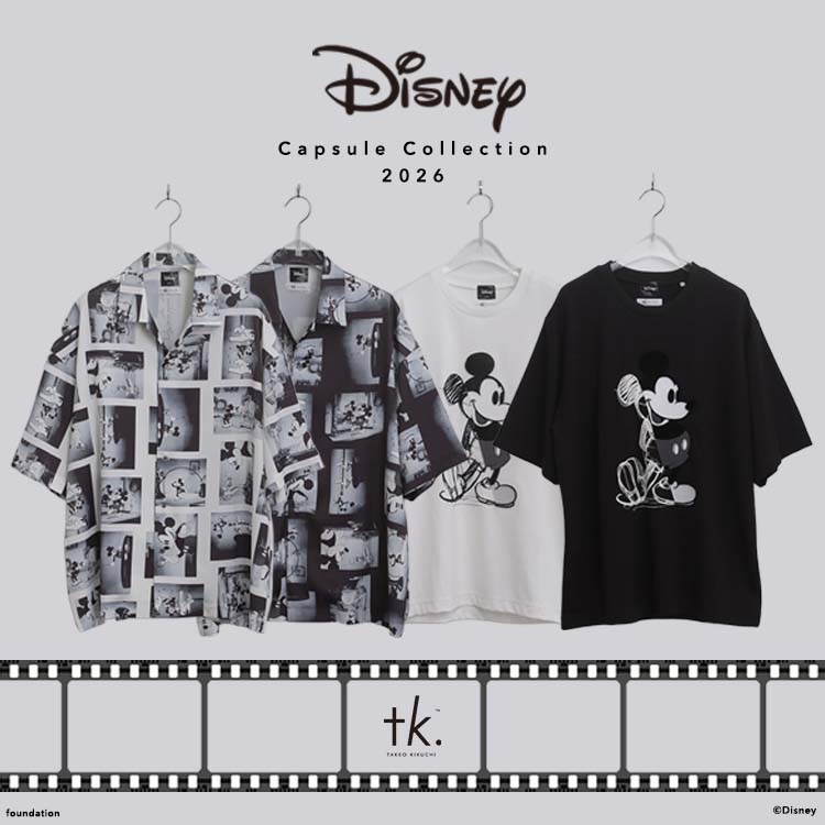tk.TAKEO KIKUCHI�i�e�B�[�P�[ �^�P�I�L�N�`�j�̃V���b�v�j���[�X�u�yMickey Mouse�zDisney Capsule Collection�v