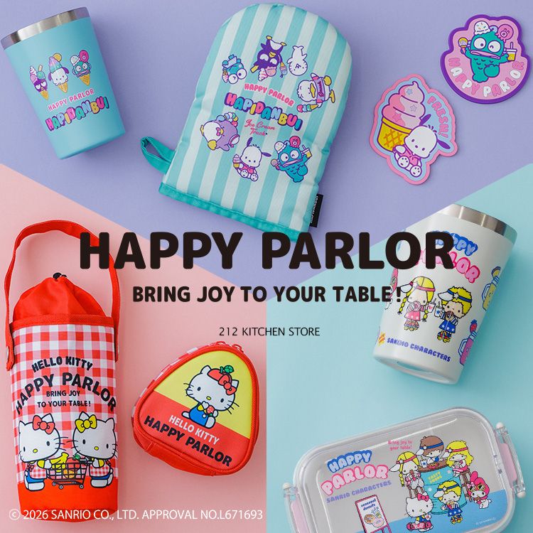 WORLD ONLINE STORE SELECT�i���[���h�I�����C���X�g�A�Z���N�g�j�̃V���b�v�j���[�X�u�y212�L�b�`���X�g�A�z�T�����I�uHAPPY PARLOR�v�v