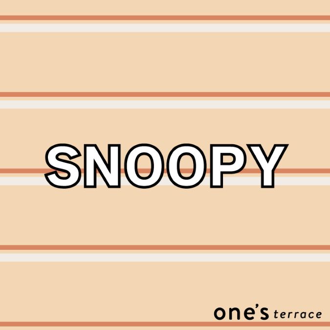 WORLD ONLINE STORE SELECT�i���[���h�I�����C���X�g�A�Z���N�g�j�̃V���b�v�j���[�X�u�yone'sterrace�zSNOOPY�v