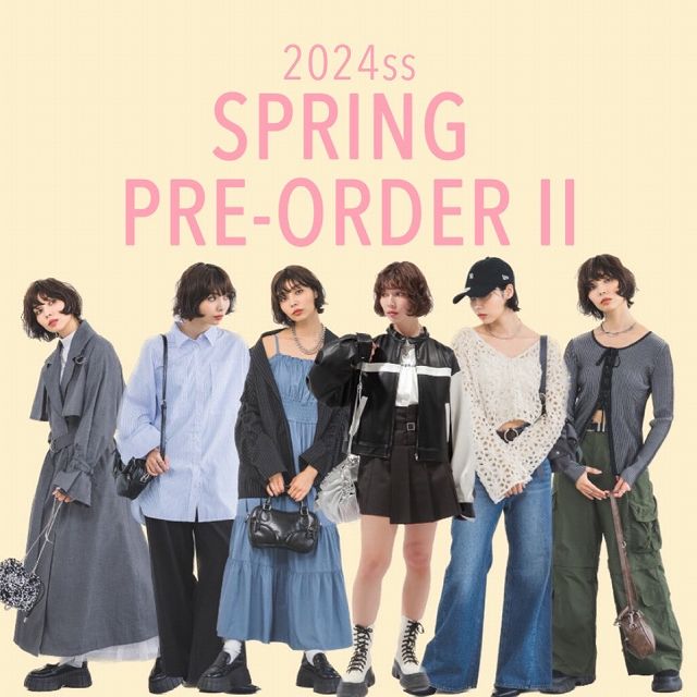 PAGEBOY｜ページボーイのトピックス「【PRE-ODER】春予約第2弾スタート