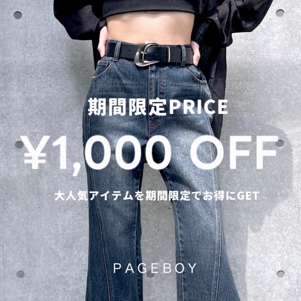 PAGEBOYiy[W{[Cj̃Vbvj[XuyԌ \1,000OFFzlCACevCXŃIgNGETv