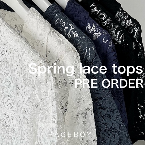 PAGEBOY�i�y�[�W�{�[�C�j�̃V���b�v�j���[�X�u�y���G����!!�zLACE COLLECTION�v
