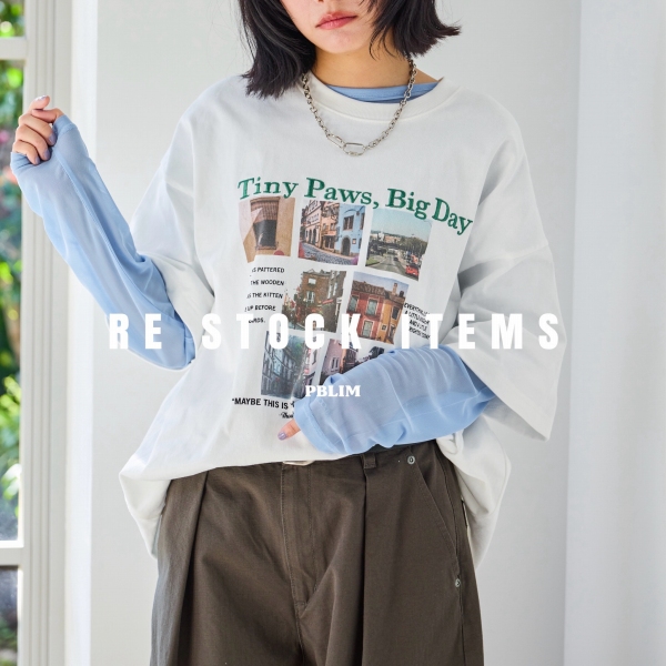 PAGEBOY�i�y�[�W�{�[�C�j�̃V���b�v�j���[�X�u��PBLIM�� RESTOCK ITEMS�v