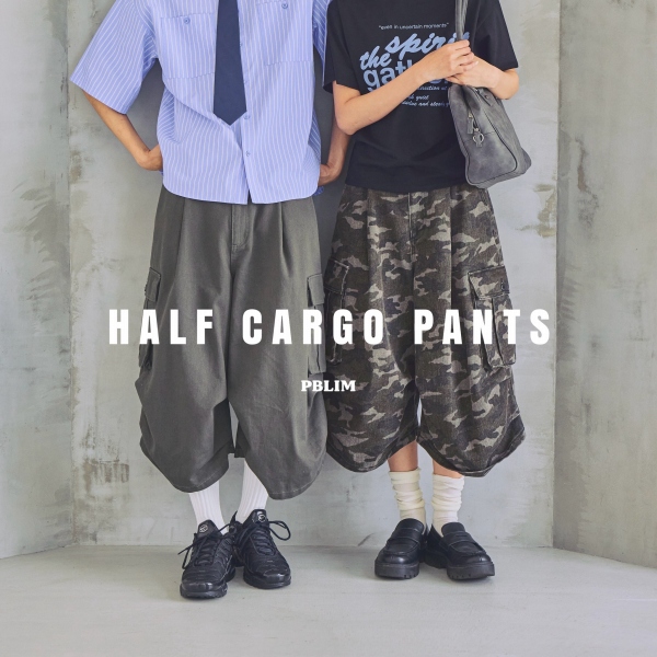 PAGEBOY�i�y�[�W�{�[�C�j�̃V���b�v�j���[�X�u��PBLIM�� �ăR�[�f��!! HALF CARGO PANTS�v