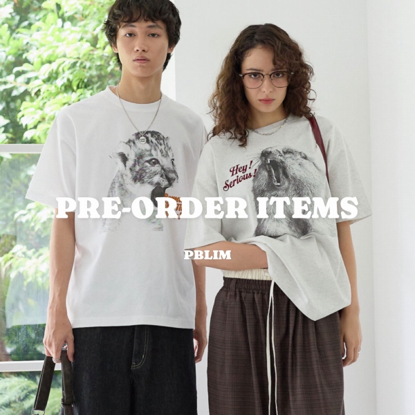 PAGEBOY�i�y�[�W�{�[�C�j�̃V���b�v�j���[�X�u��PBLIM�� PRE-ORDER ITEMS�v