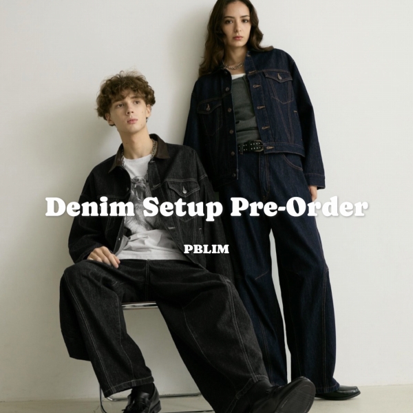 PAGEBOY�i�y�[�W�{�[�C�j�̃V���b�v�j���[�X�u��PBLIM�� DENIM SETUP PRE-ORDER�v