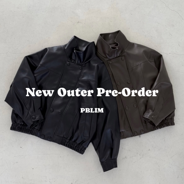 PAGEBOY�i�y�[�W�{�[�C�j�̃V���b�v�j���[�X�u��PBLIM�� NEW OUTER PRE-ORDER�v