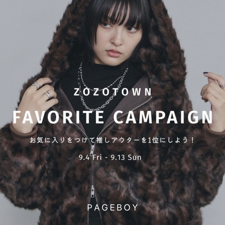 PAGEBOY�i�y�[�W�{�[�C�j�̃V���b�v�j���[�X�uPAGEBOY 2026AW OUTER PRE-ODER�v
