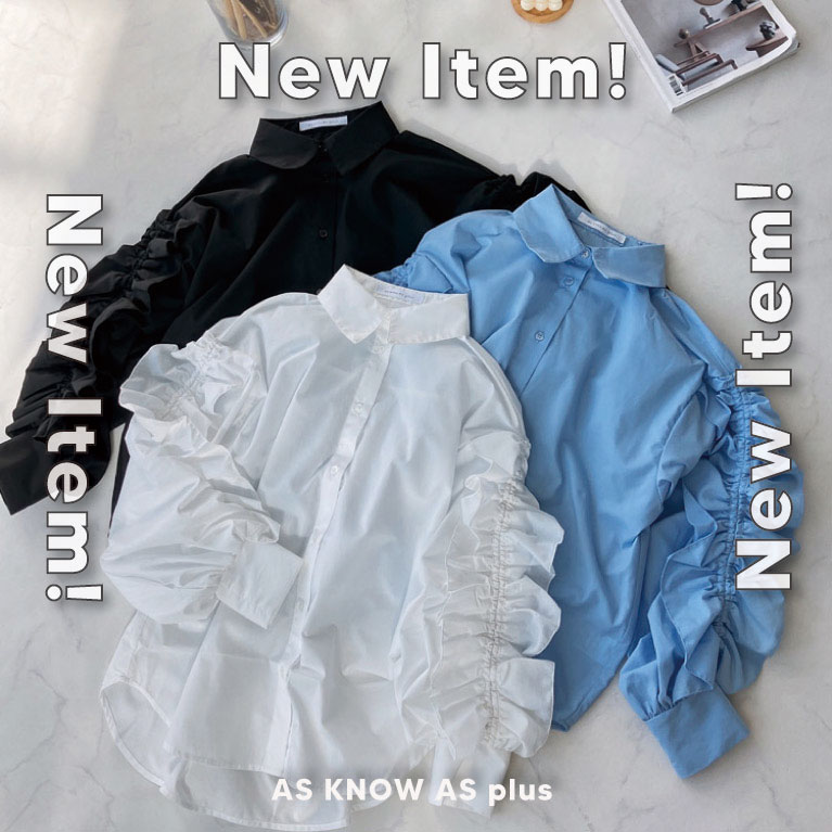 AS KNOW AS PLUS｜アズノゥアズプラスのトピックス「《NEW ITEM》AS