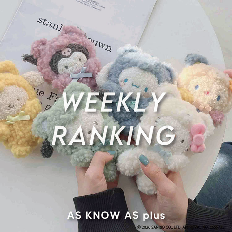 AS KNOW AS PLUS�i�A�Y�m�D�A�Y�v���X�j�̃V���b�v�j���[�X�u�sRANKING�tAS KNOW AS PLUS ���T�̐l�C�����L���O�v