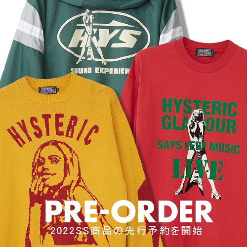 HYSTERIC GLAMOUR｜ヒステリックグラマーのトピックス「＜2022 SS