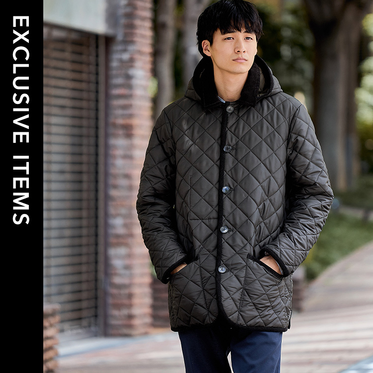 国内発送 美品 Traditional Weatherwear キルティングコート 34