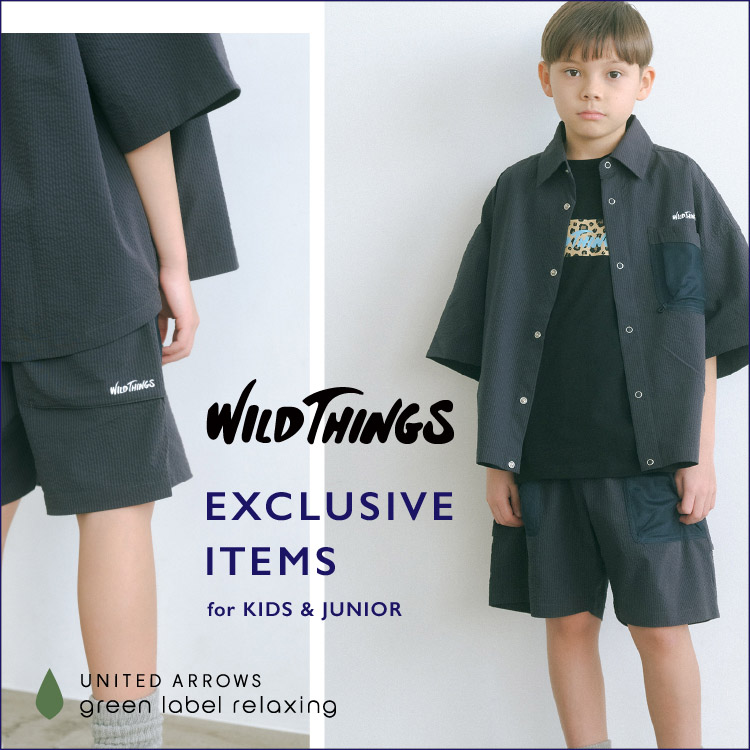 green label relaxing｜グリーンレーベル リラクシングのトピックス「＜WILD THINGS＞EXCLUSIVE ITEMS for  KIDSu0026JUNIOR」 - ZOZOTOWN