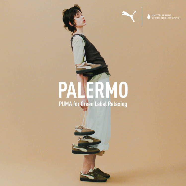 green label relaxing�i�O���[�����[�x�� �����N�V���O�j�̃V���b�v�j���[�X�uPUMA for green label relaxing PALERMO�v